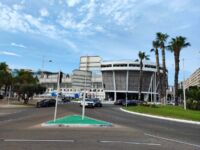Fan zone RCT Toulon rond-point Bonaparte à Toulon