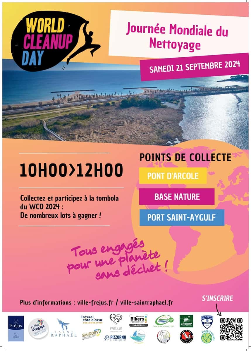 world day cleanup frejus Journée mondiale du nettoyage Fréjus