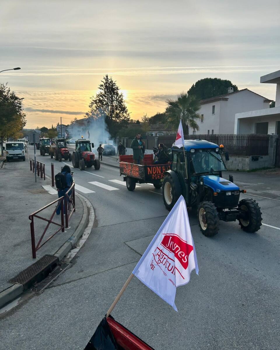 agriculteur manif Mobilisation agriculteurs Draguignan 27 novembre 2024