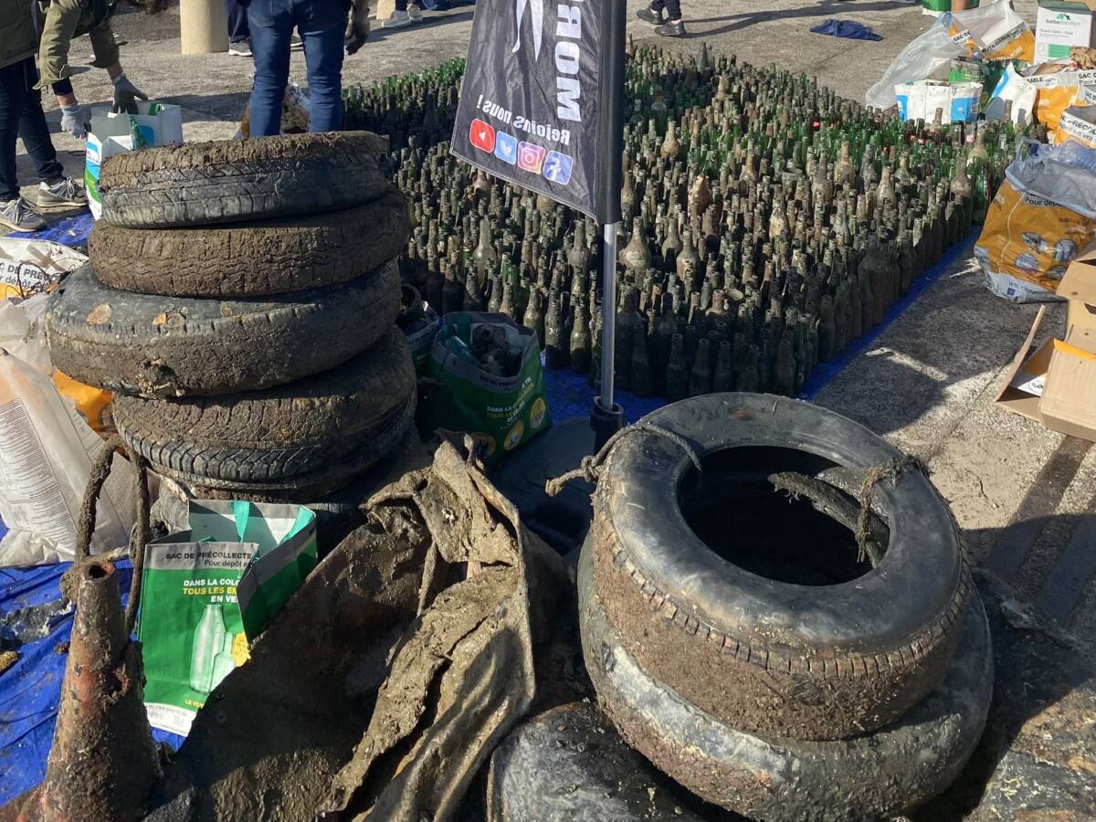Une tonne de déchets marins a été nettoyage des fonds marins à La Seyne-sur-Mer