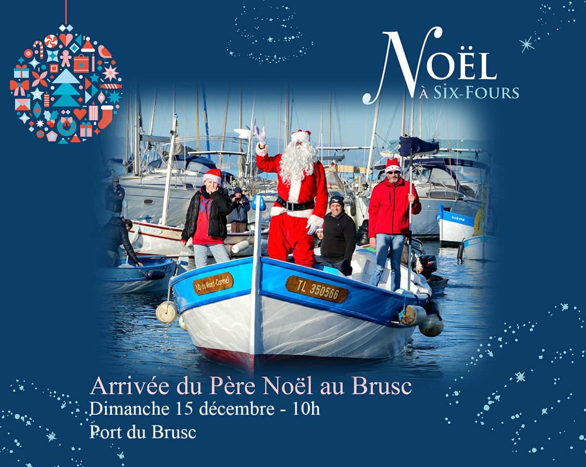 Arrivée Père Noël Brusc