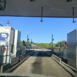 La barrière de péage de Bandol