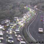 Accident A8 direction Italie Les Adrets