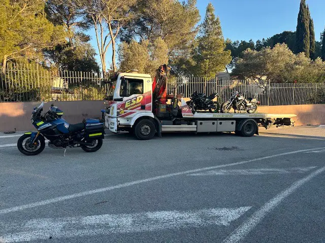 Excès de vitesse motards Fréjus