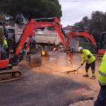 Rupture canalisation à La Ciotat