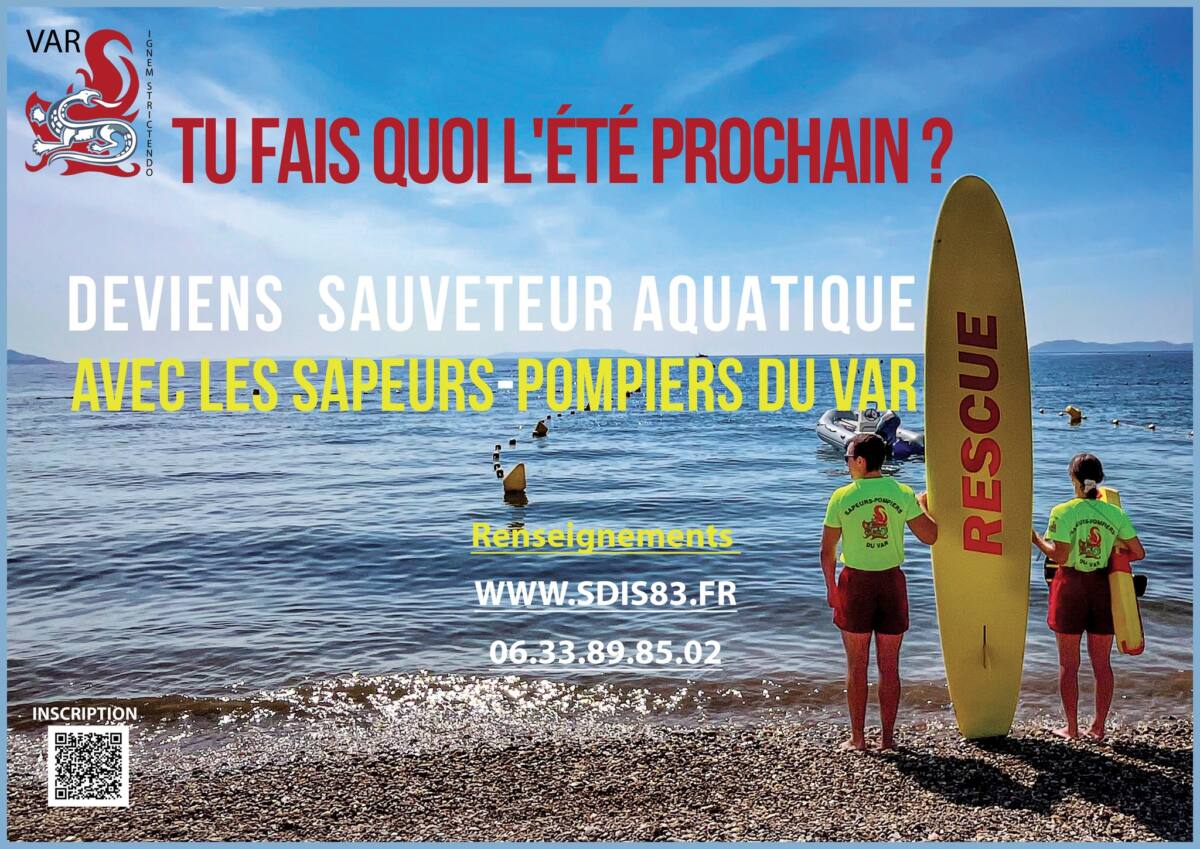 SDIS 83 recrute des surveillants de baignade