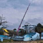 Démontage du Cobra Aqualand Saint-Cyr-sur-Mer