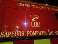 Accident A50 Toulon Ouest fuite de gaz Sausset-les-Pins Pompiers13