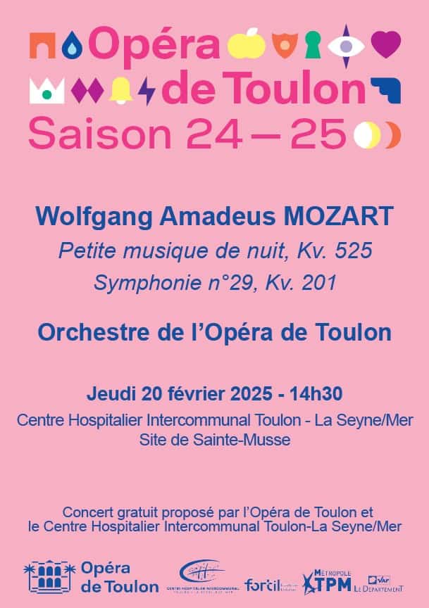 Concert Mozart hôpital Sainte-Musse