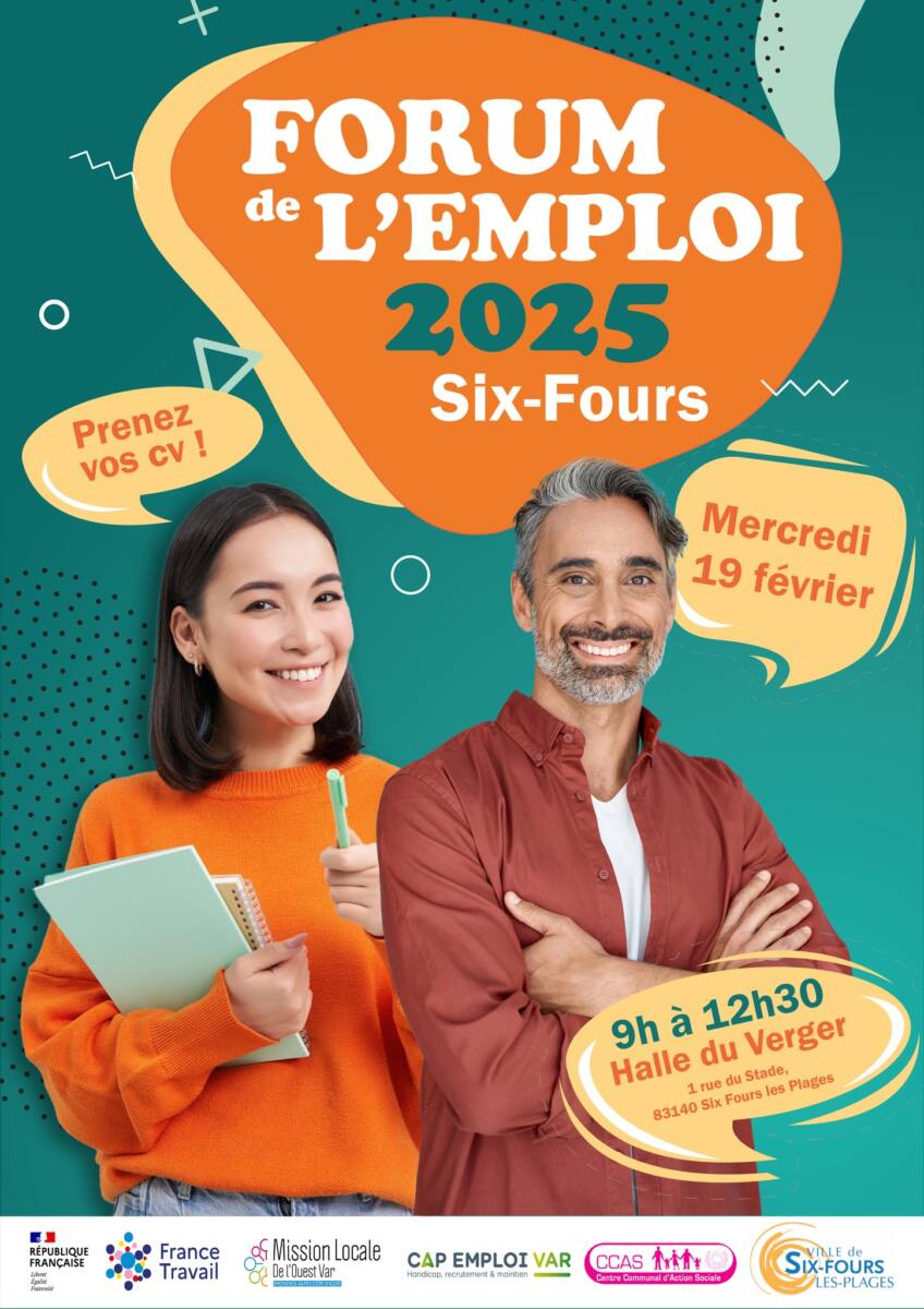Forum emploi Six-Fours 500 postes