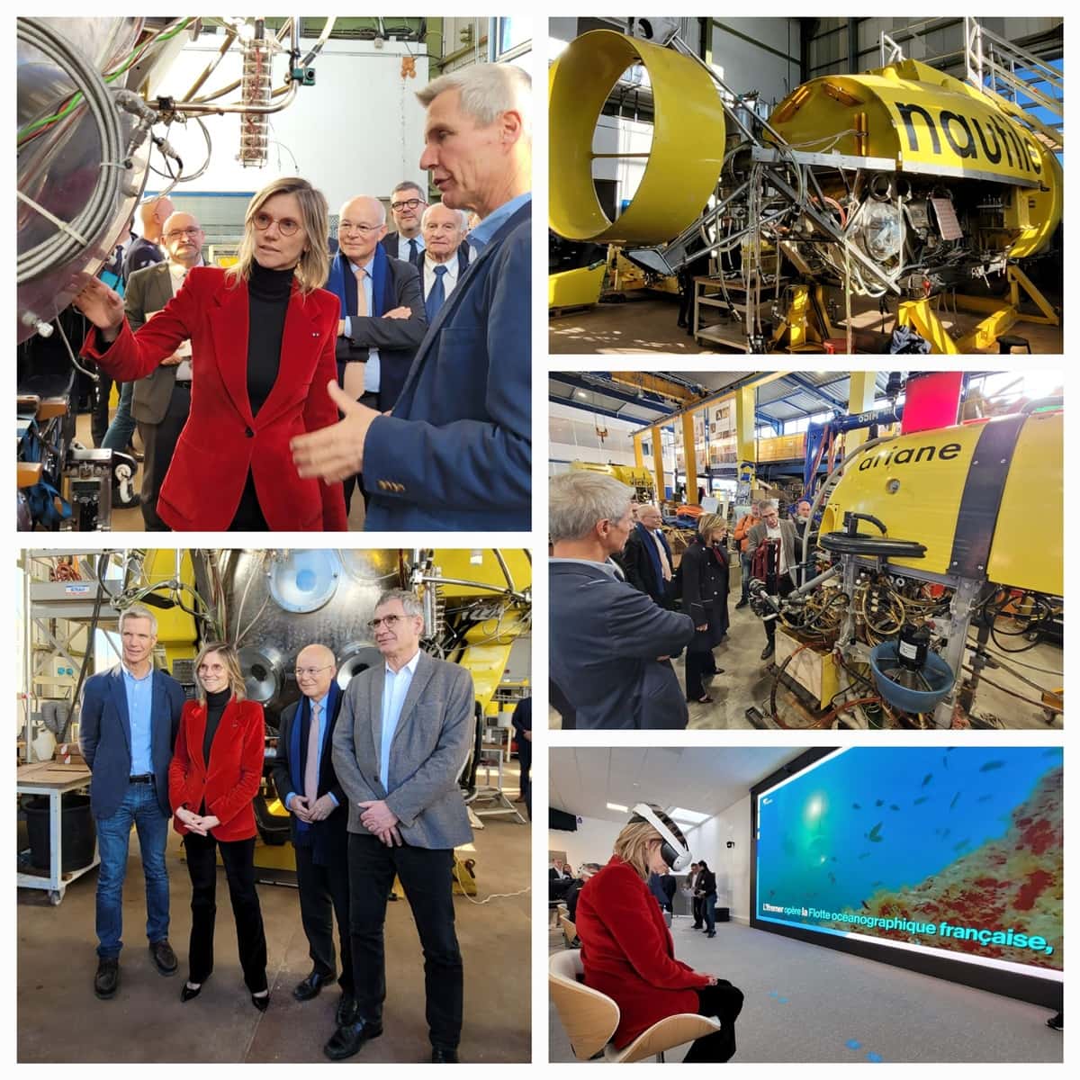 Visite Agnès Pannier-Runacher Ifremer La Seyne-sur-Mer