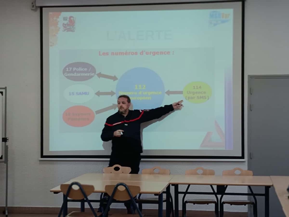 sécurité routière Toulon collège Peiresc