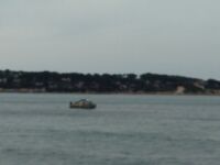 pose du balisage en baie de Bandol
