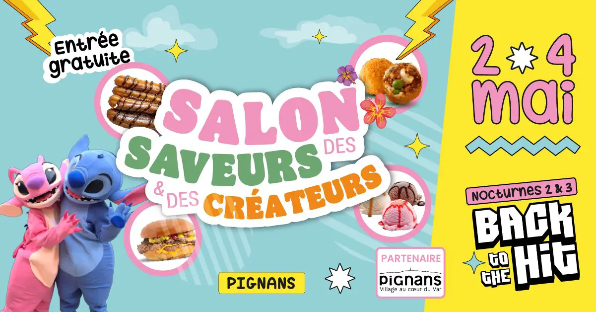 Week-end festif Pignans foodtrucks animations familles