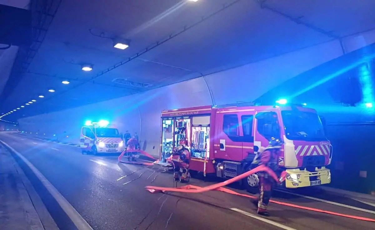 exercice sécurité tunnel Toulon