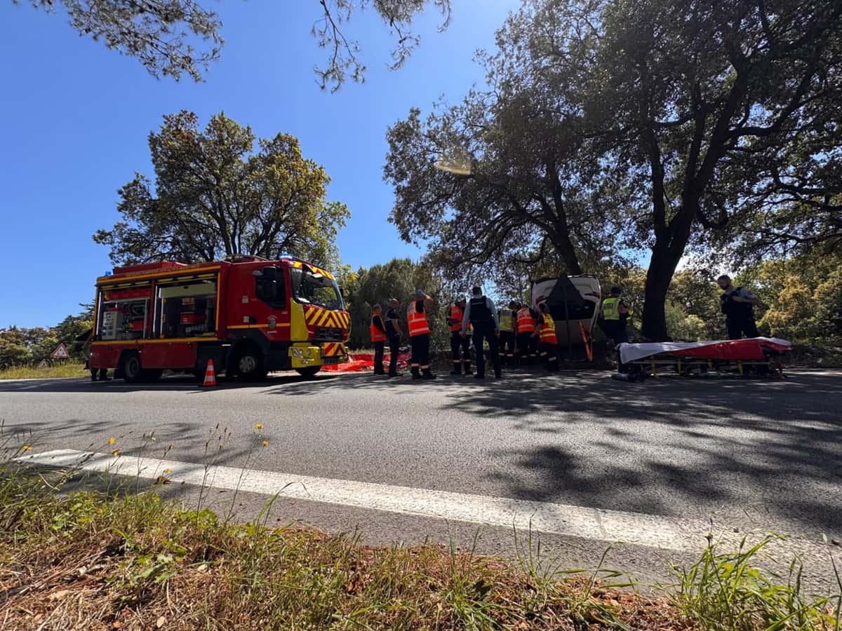 Accident Biot route des Colles Accident Biot route des Colles