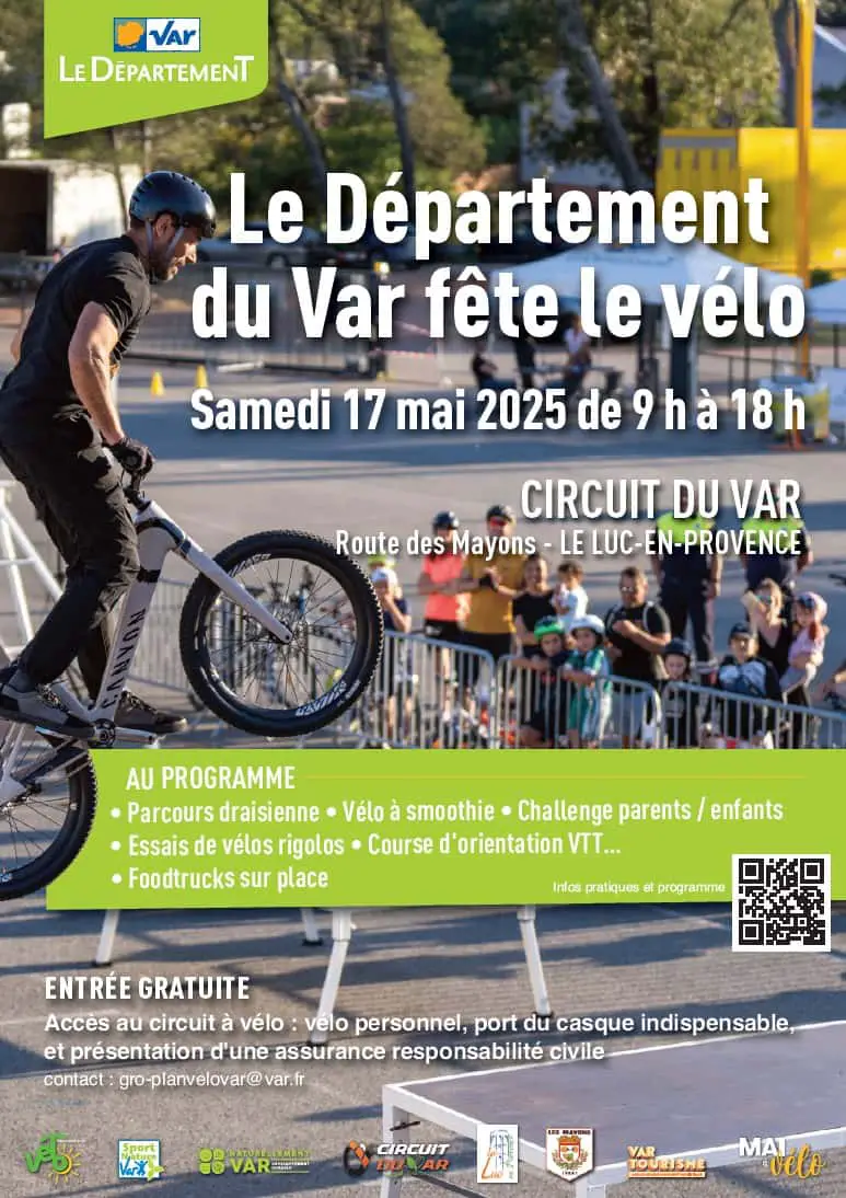 Le Département var fete le velo Le Département du Var fête le vélo