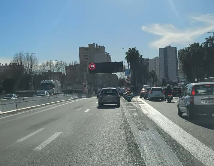 tunnel toulon A57 entrée Est