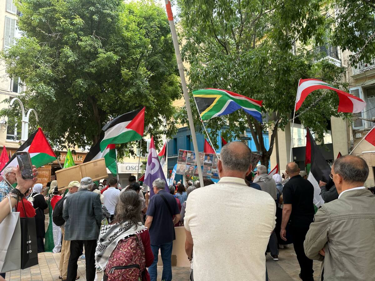 cessez le fau manifestation Toulon Palestine