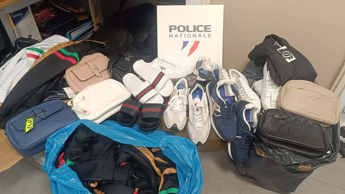 saisie contrefaçon Toulon police